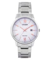 【送料無料】CITIZEN 海外モデル ユニセックス腕時計 エコドライブ シルバー ダイヤル BM6978-77A