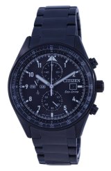 【送料無料】CITIZEN メンズ腕時計 海外モデル クロノグラフ ブラックダイヤル エコドライブ CA0775-87E