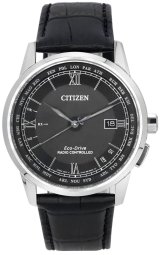 【送料無料】CITIZEN メンズ腕時計 海外モデル エコドライブ 電波時計 ブラックダイヤル CB0151-19E