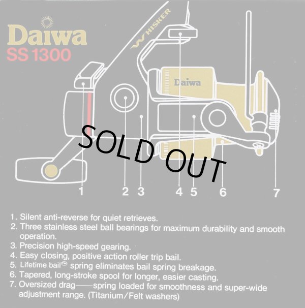 画像3: ダイワ　DAIWA SS TOURNAMENT SS1300 5.1:1