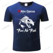 画像1: ABU アブガルシア メンズ Tシャツ シャツ 魚プリント