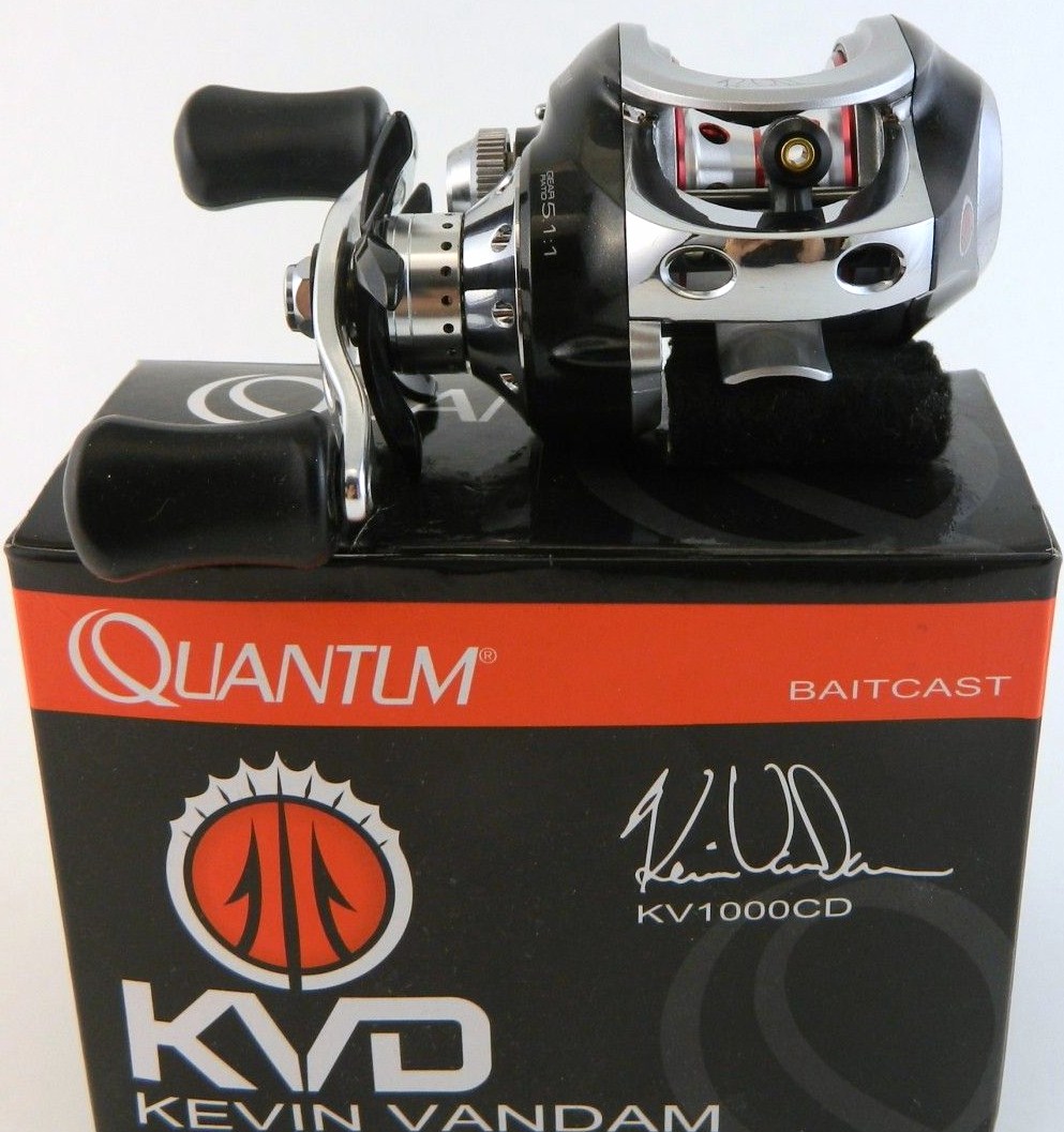 Quantum KVD KV1000HXD Baitcast Reel Burner 7.0:1 Kevin Van Dam