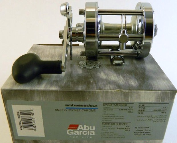 Abu Garcia Ambassadeur 6500 CS Rocket Chrome / Sea Fishing Multiplier Reel